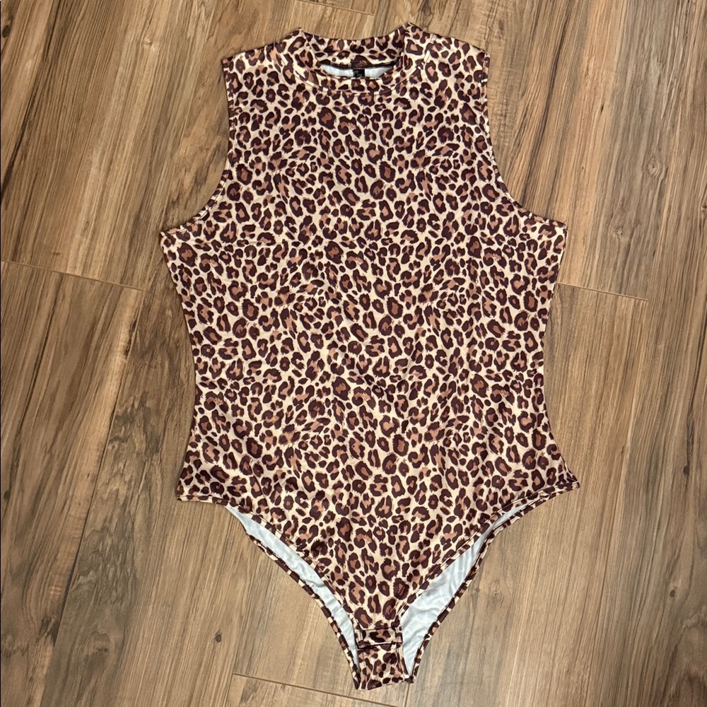 Fashion Nova Wild Patterned Bodysuit
